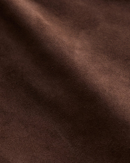 100% Suede Harrington Jacket - S / True Black