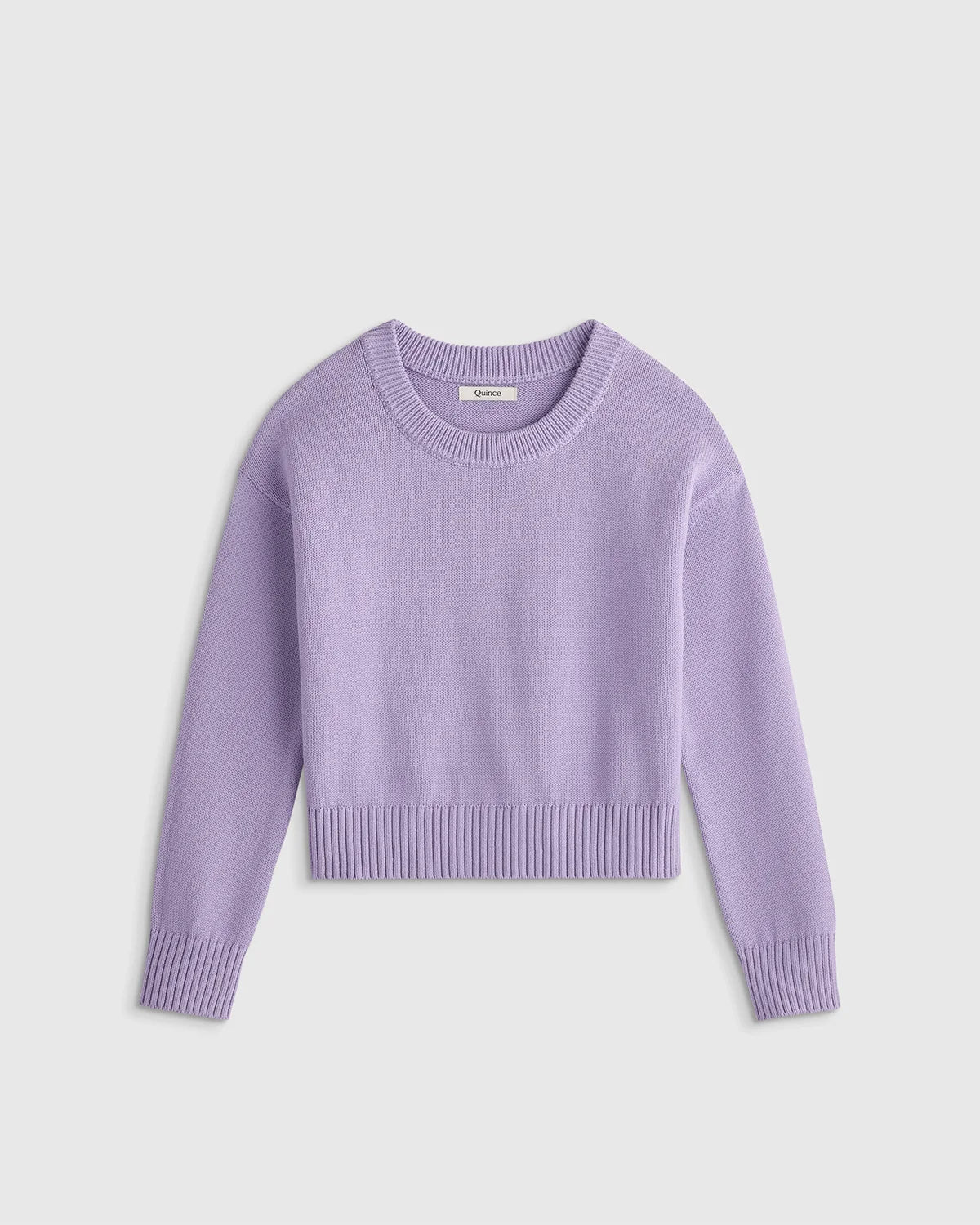 100% Organic Cotton Crewneck Sweater - 2T / Navy/White