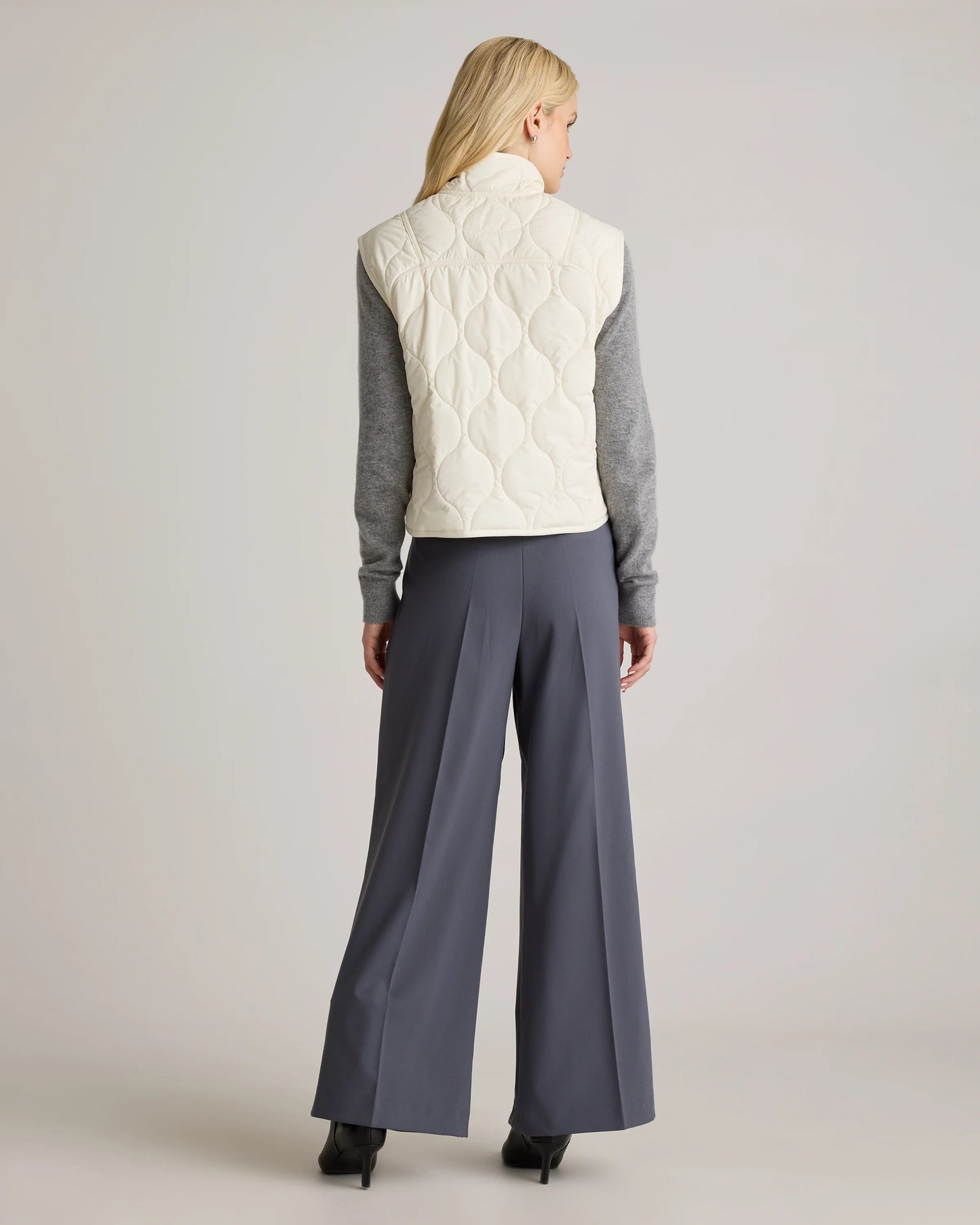 Featherless Quilted Puffer Vest - XS / Verdant Pine