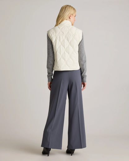 Featherless Quilted Puffer Vest - XS / Verdant Pine