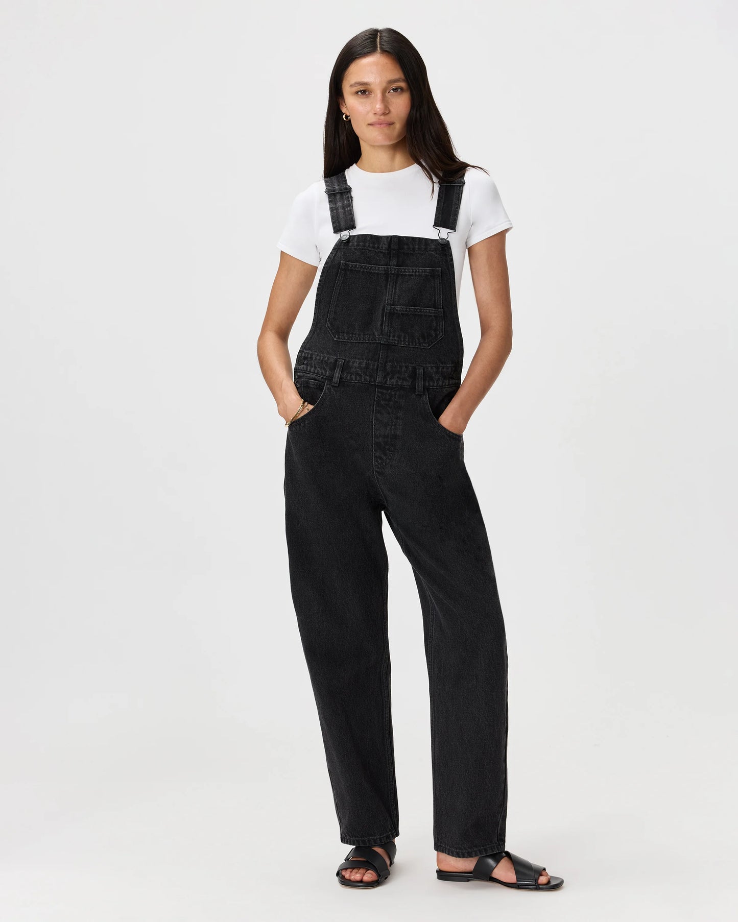 100% Organic Denim Overalls - XS / Mascara Black