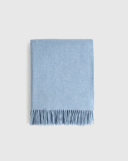 Mongolian Cashmere Throw - 50x60 / Heather Grey