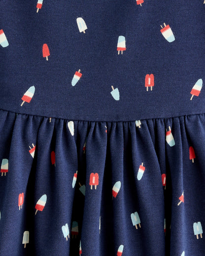 Organic Cotton Skater Dress - 3-6M / Animal Print