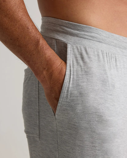 Bamboo Jersey Lounge Jogger - S / Heather Grey
