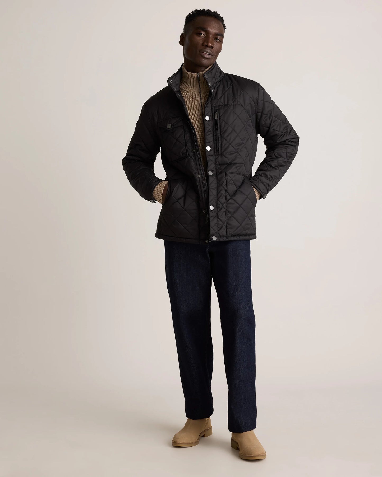 Featherless Quilted Utility Jacket - S / Verdant Pine