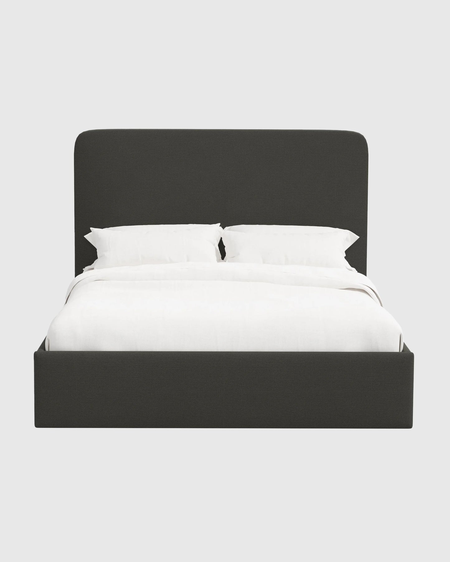100% Linen Curved Bed - Full / Canvas