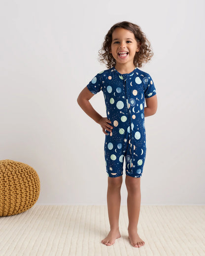 Bamboo Shortie Onesie Pajama - 2T / Sunshine