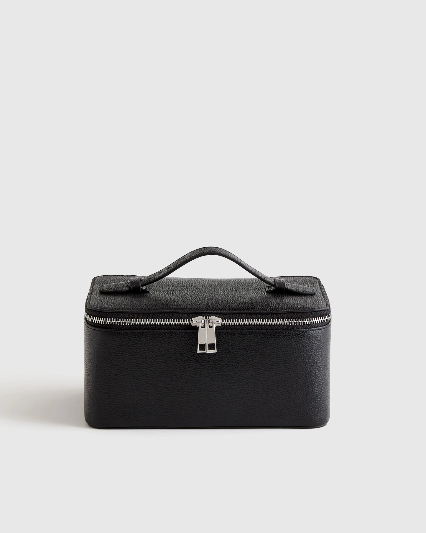 Italian Leather Travel Cosmetic Case - One Size / Garnet Red