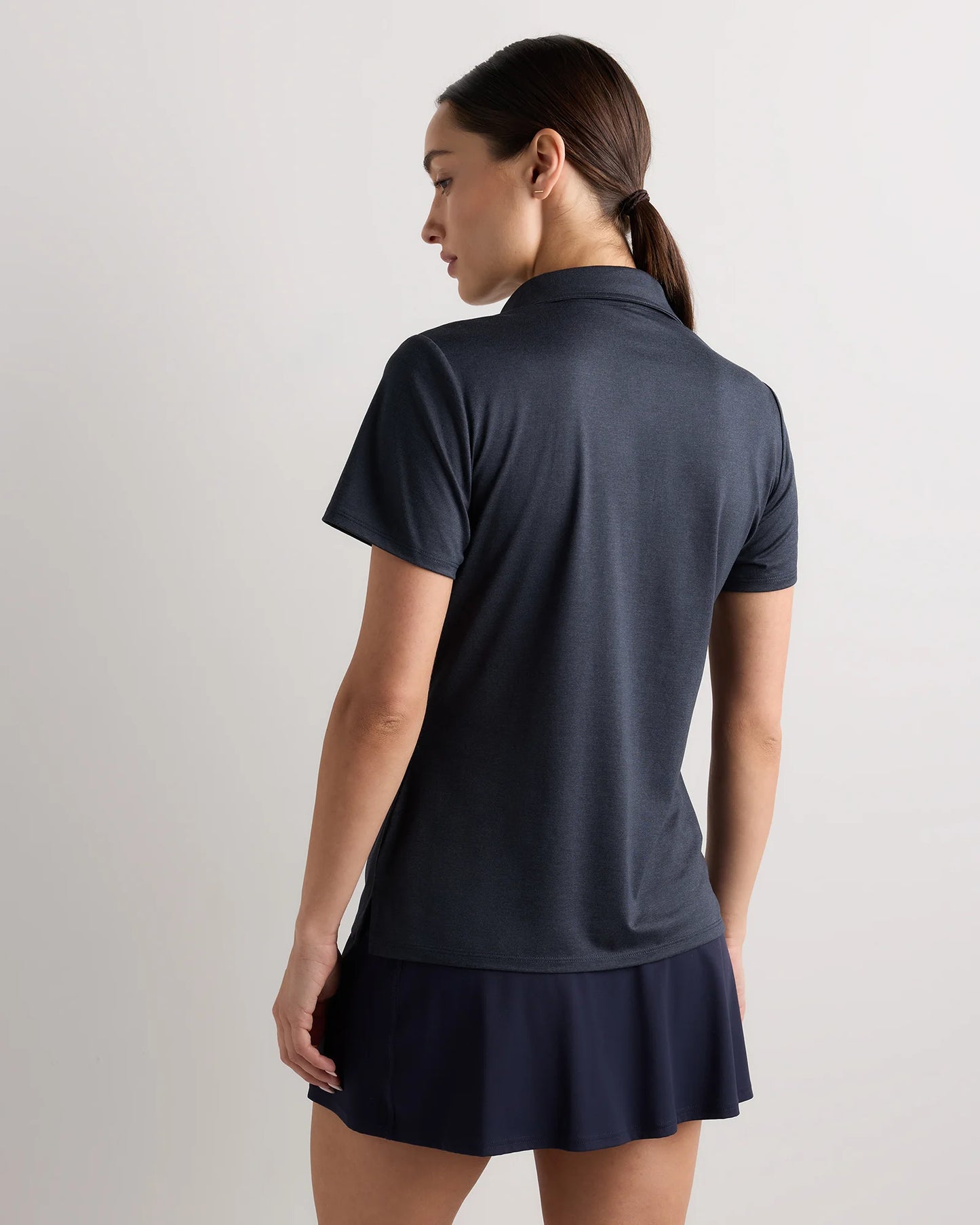 Flowknit Breeze Short Sleeve Polo - XS / Charcoal