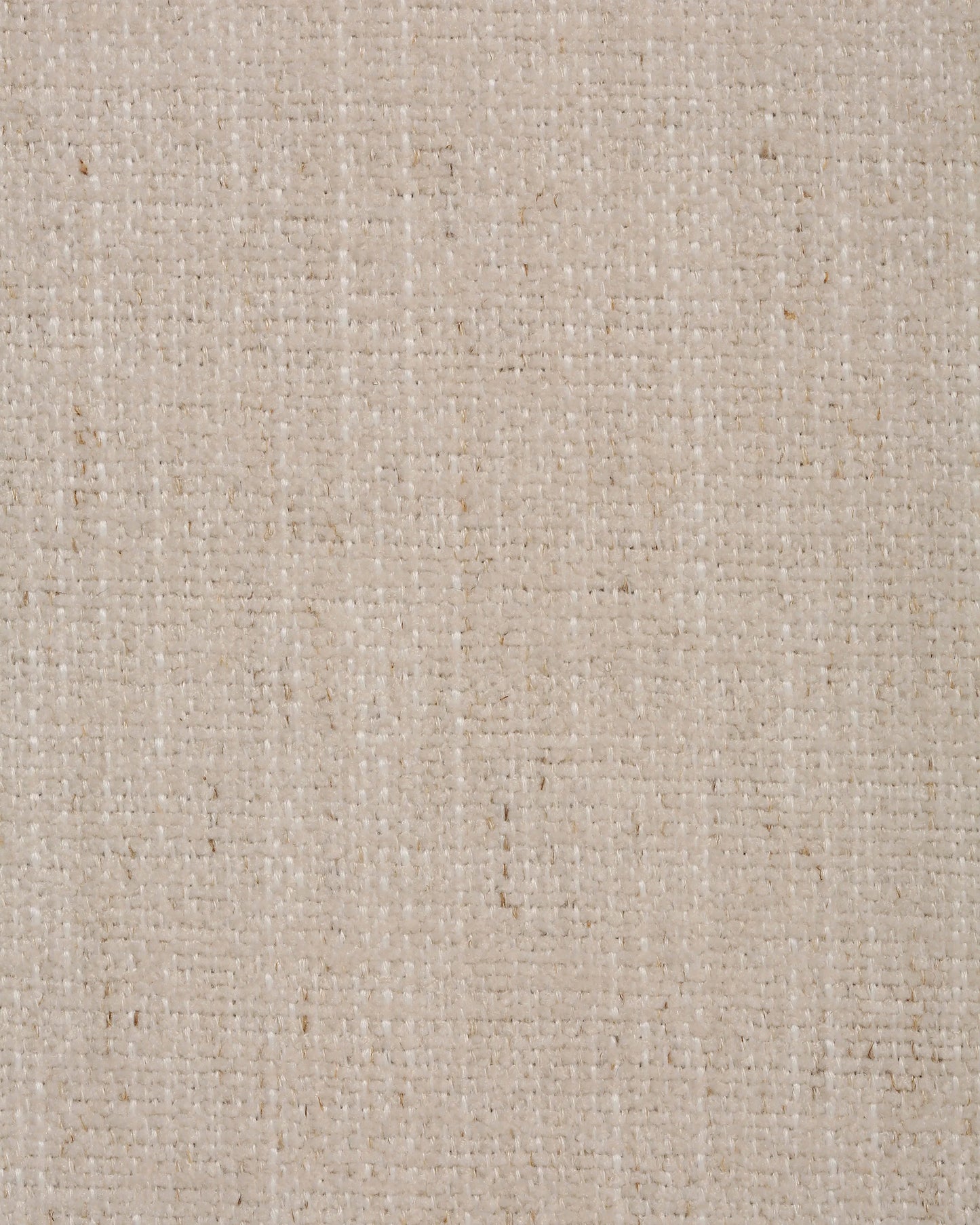 Atlas Midcentury Ottoman in Performance Chenille Linen Blend - 31.5" / Snow