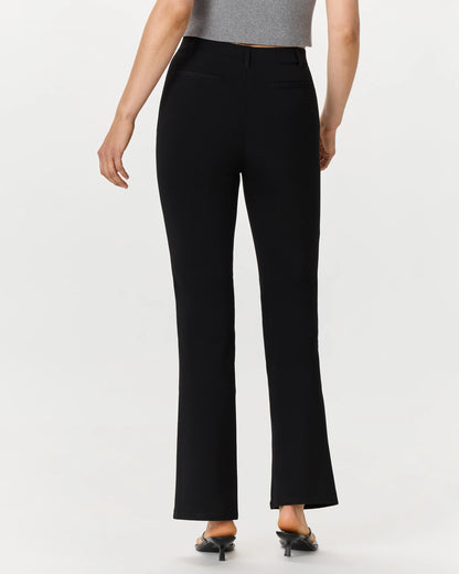 Ultra-Stretch Ponte Bootcut Pants - XS / Black