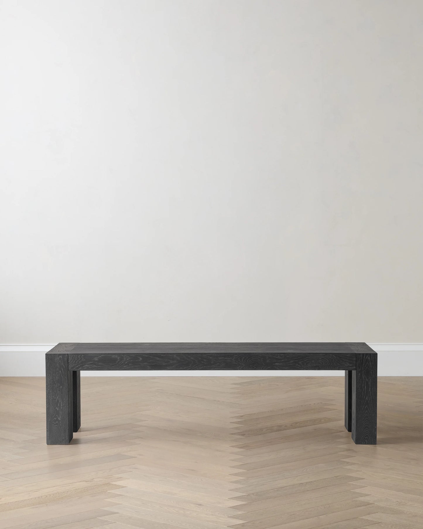 Reclaimed Oak Parsons Dining Bench - One Size / Weathered Oak