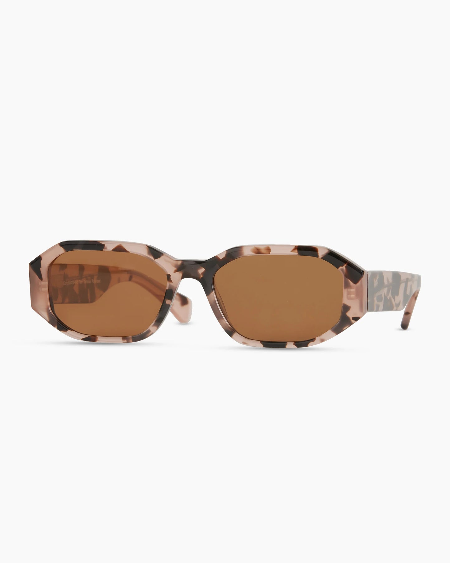 Cora Polarized Acetate Sunglasses - Wide / Black with Grey lens