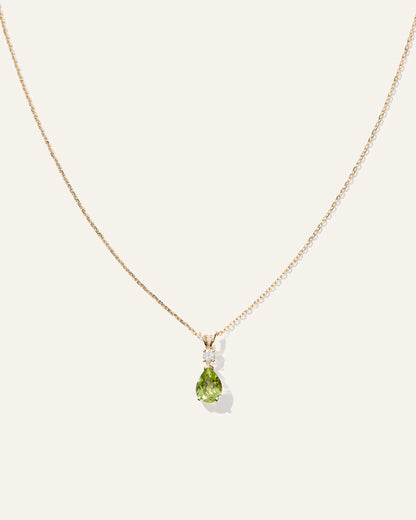 14K Gold Diamond & Semi-Precious Gemstone Drop Necklace - One Size / Yellow Gold