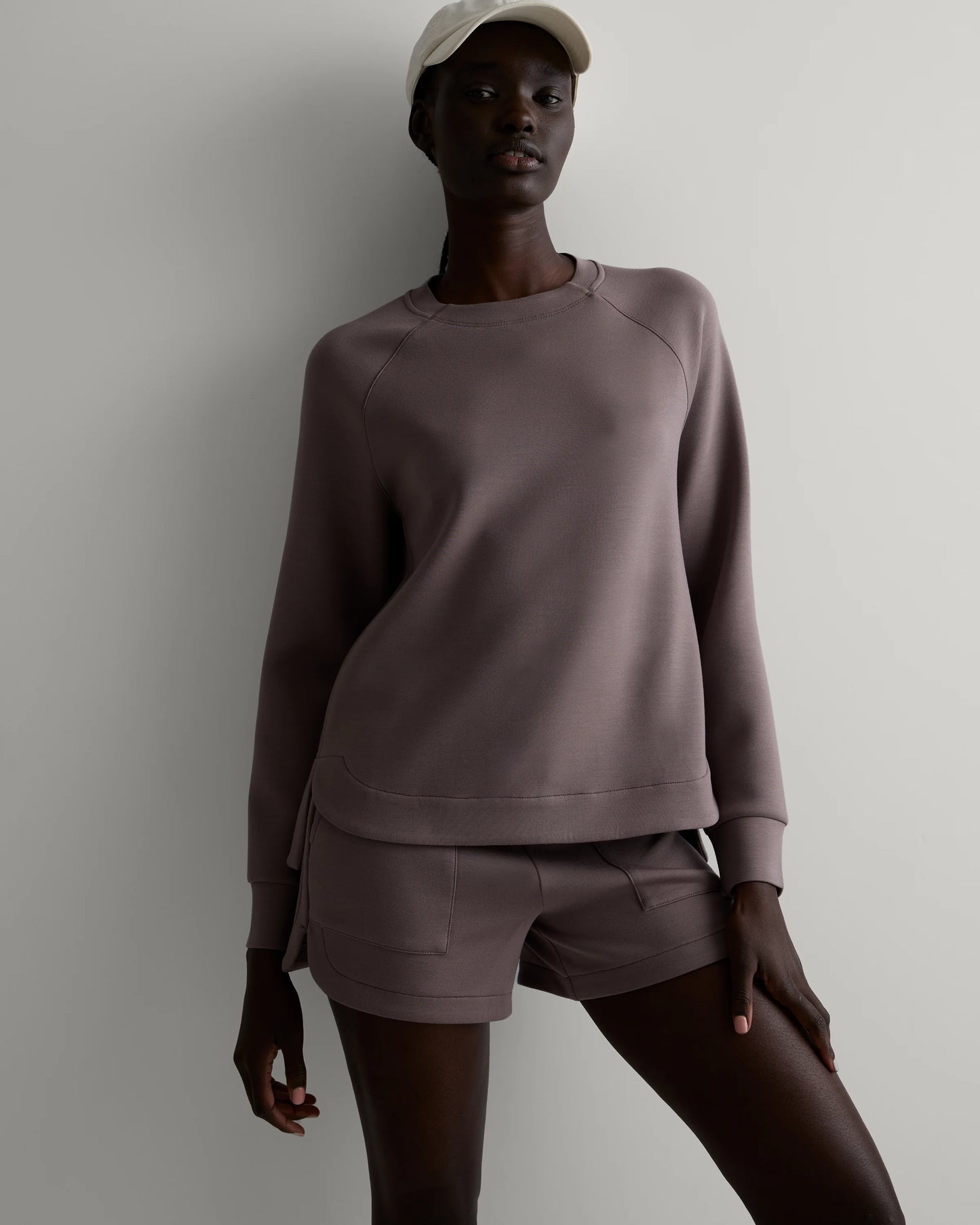 CloudComfort Crewneck Sweatshirt - XS / Pebble Beige
