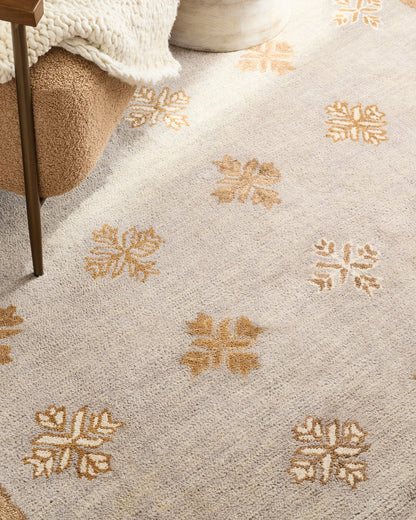 Hazel Wool Rug - 5' x 8' / Grey