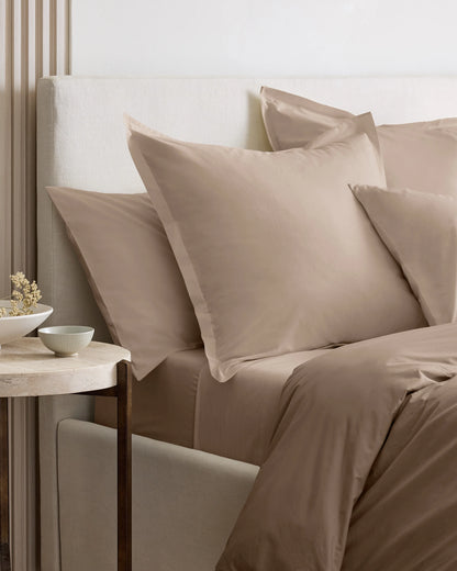 Organic Brushed Cotton Euro Sham - Euro / Dusty Olive