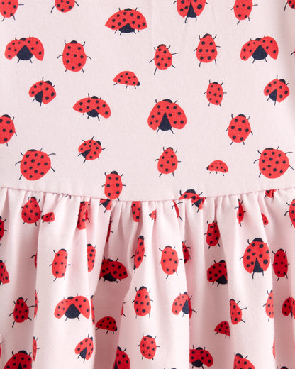 Organic Cotton Fit and Flare Pocket Dress - 2T / Critter Floral