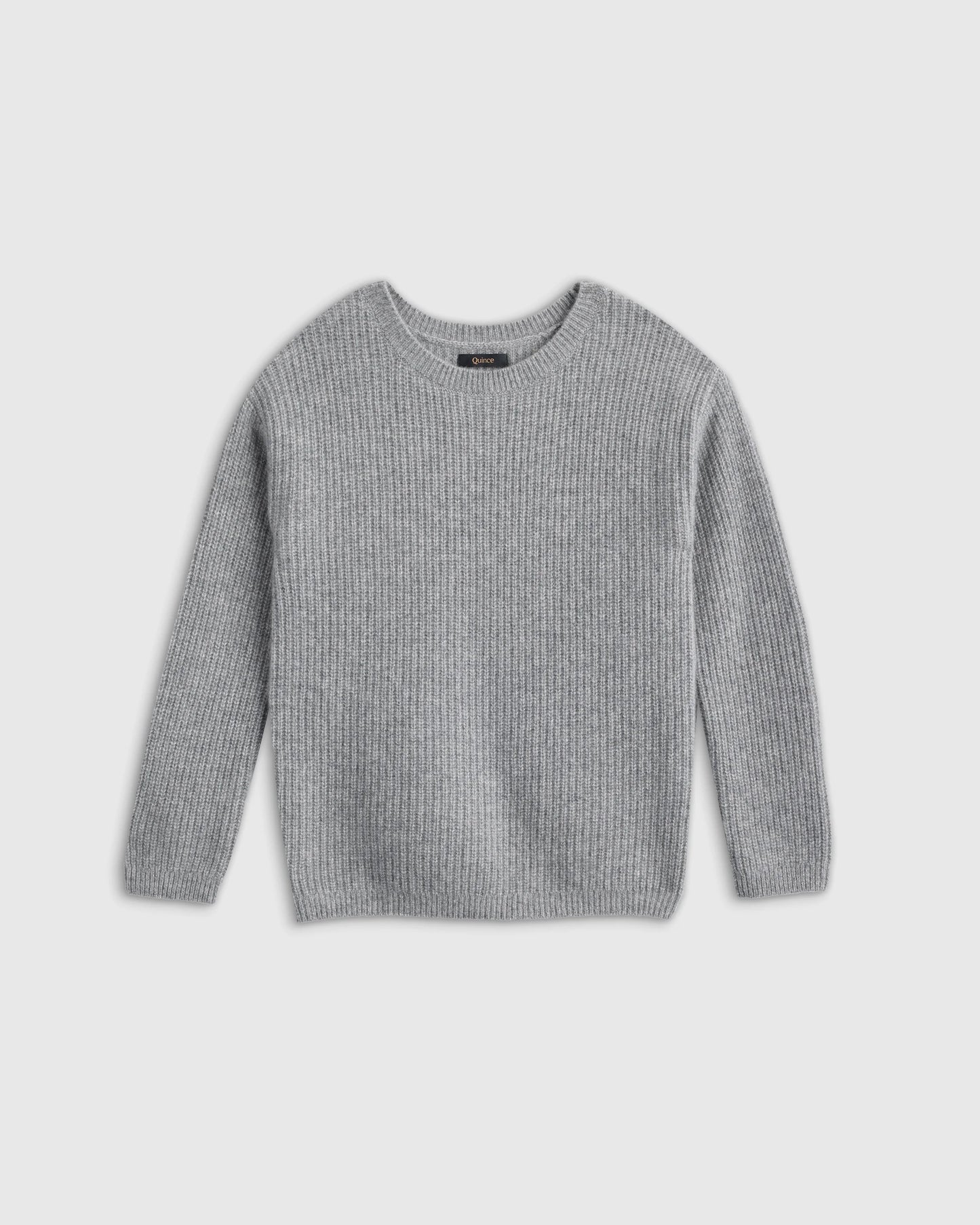 Washable Cashmere Fisherman Tunic Sweater - 6 / Oatmeal