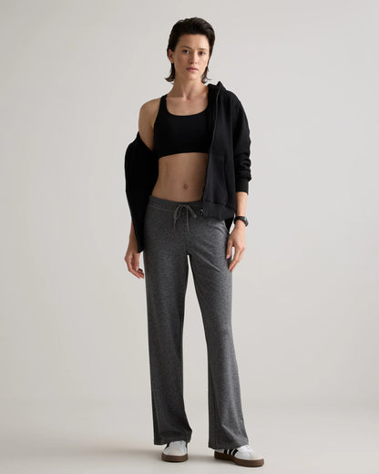Flowknit Wide Leg Pants - XS / Black