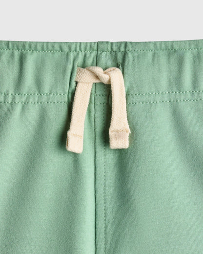 Organic Cotton French Terry Short - 3-6M / Heather Grey