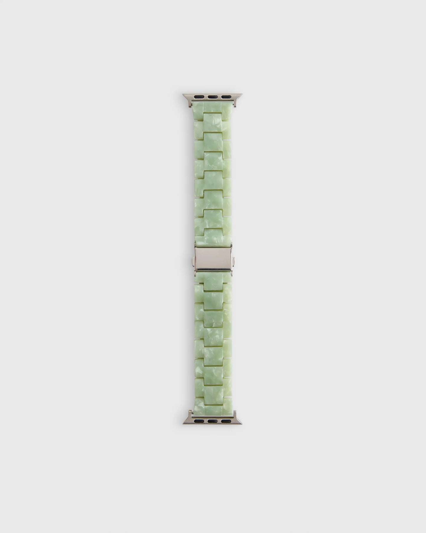 Acetate Smartwatch Band - 38mm - 42mm / Grey Tortoise