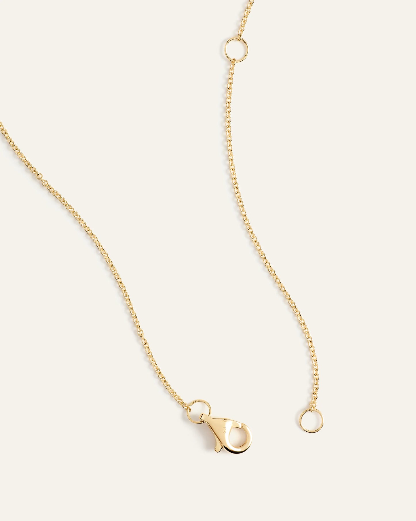 14K Gold Diamond Bezel Station Necklace - One Size / Yellow Gold