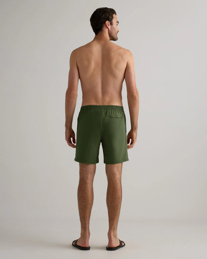 Italian Swim Trunks - 7" - XS / Navy Diamond Geo