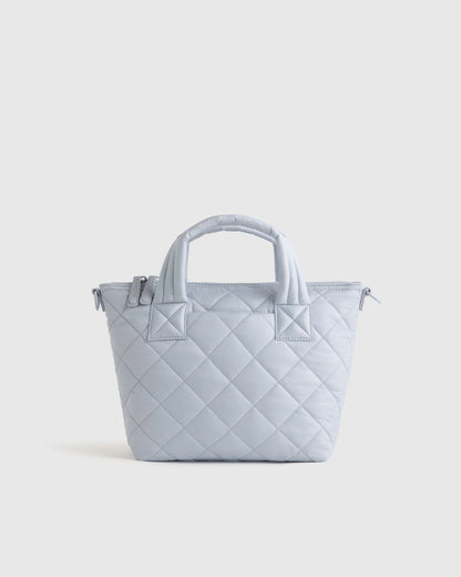 Transit Quilted Small Crossbody Tote - One Size / Taupe Brown