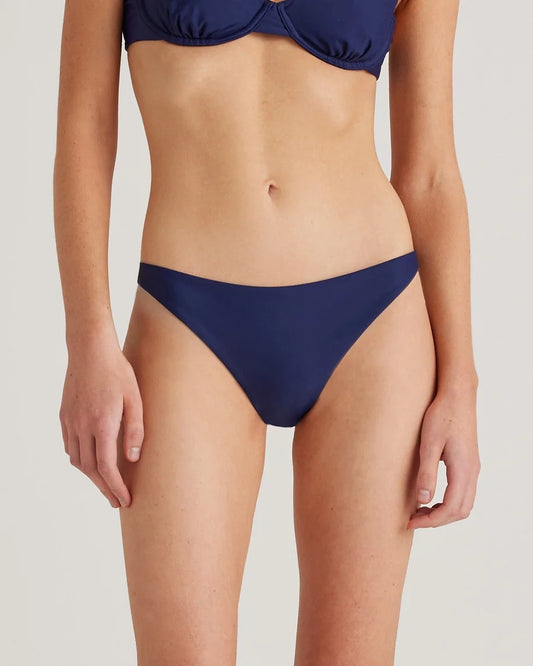 Italian Low-Rise Bikini Bottom - XS / Deep Navy