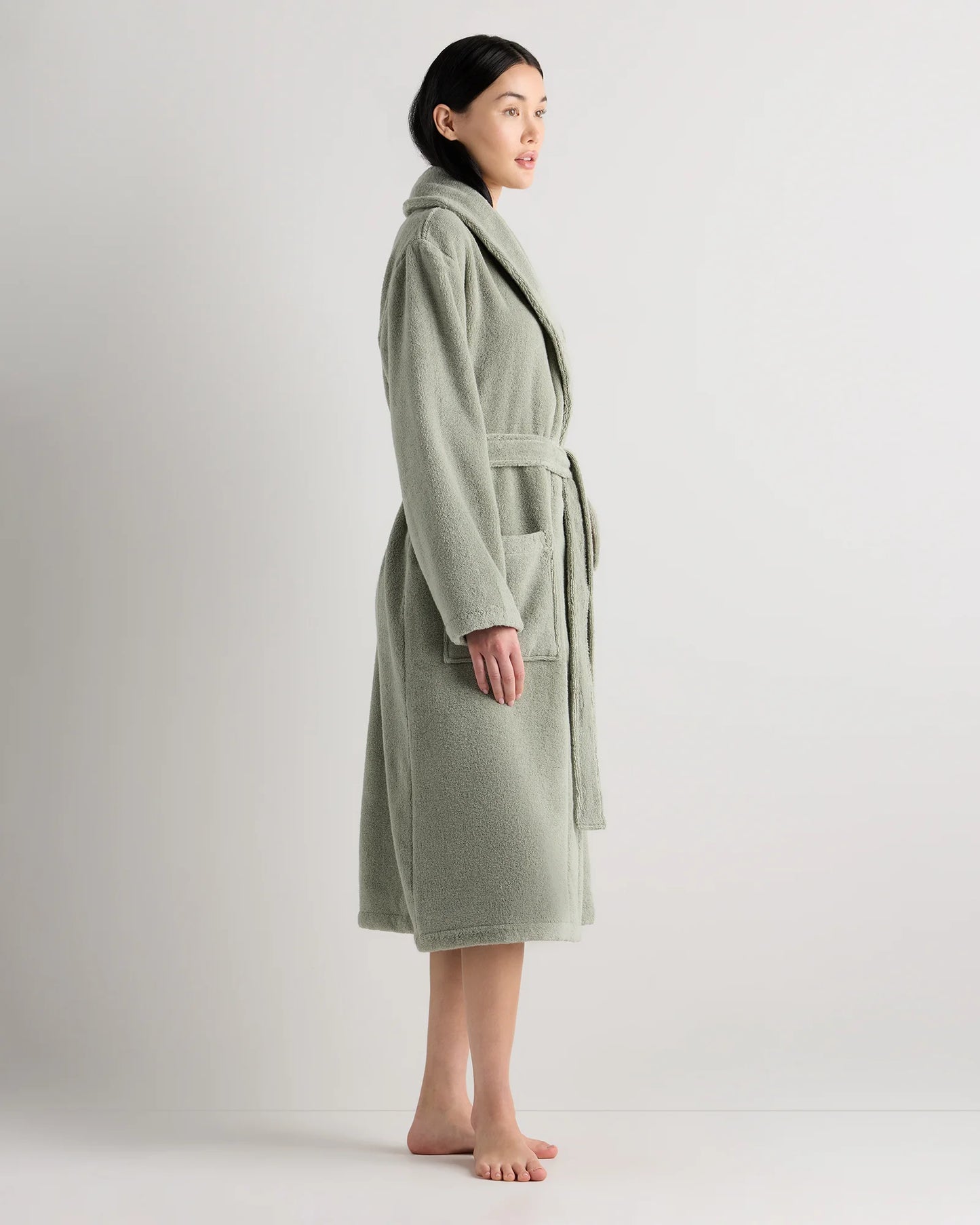 Turkish Cotton Terry Robe - XS / White