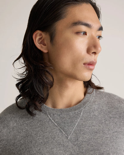 Mongolian Cashmere Sweatshirt - S / Black