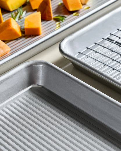 5-Pc Nonstick Steel Baking Sheet Set by USA Pan - One Size / No Color