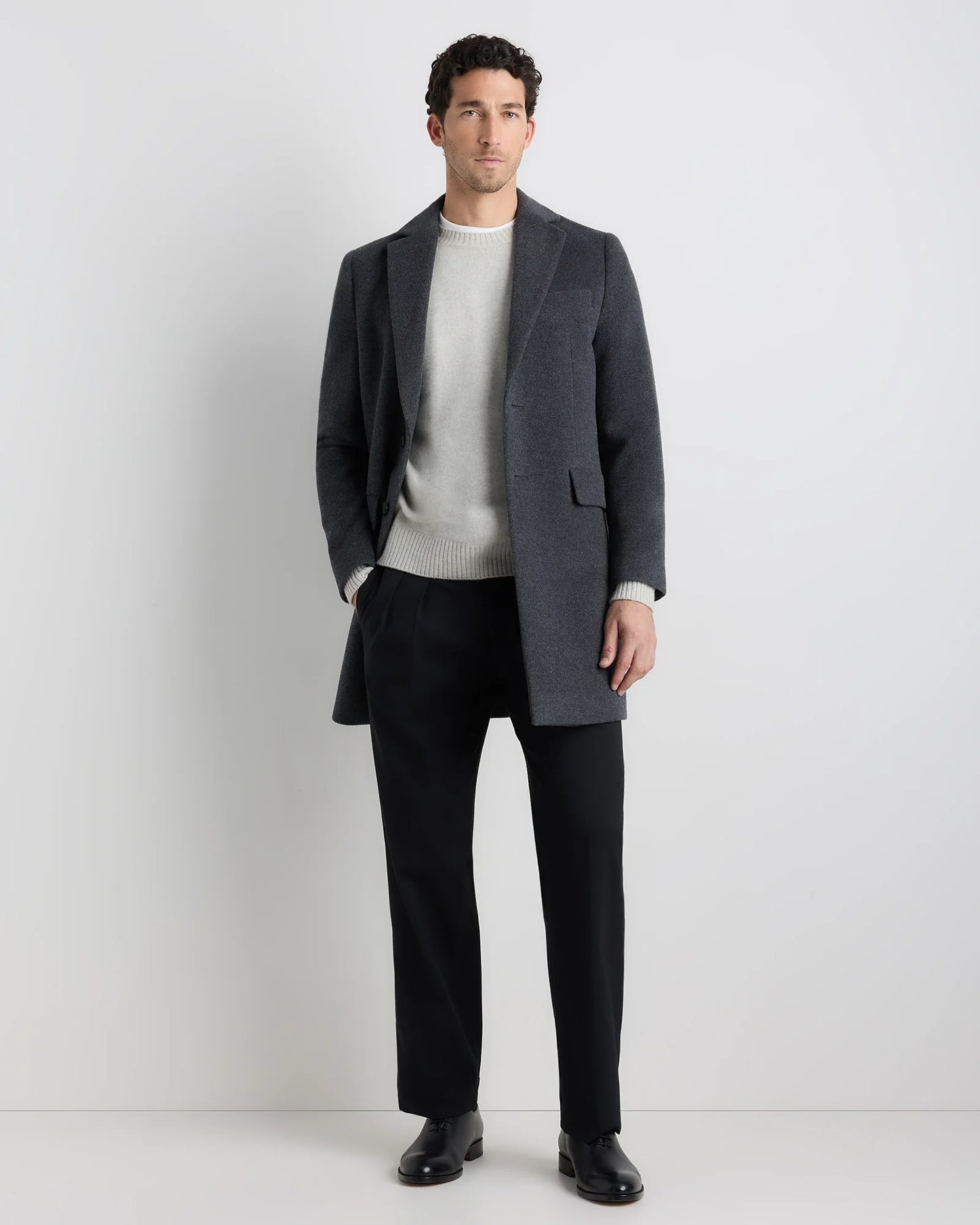 Wool Cashmere Overcoat - XS / Caramel