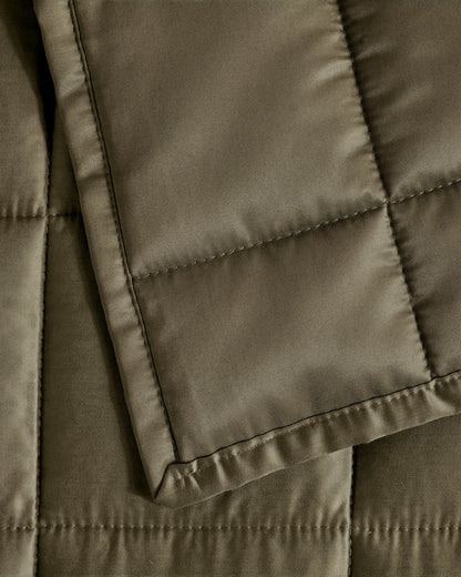 Bamboo Box Quilt Set - Twin / Sage