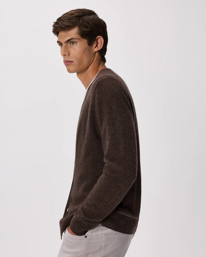Mongolian Cashmere Cardigan Sweater - S / True Navy