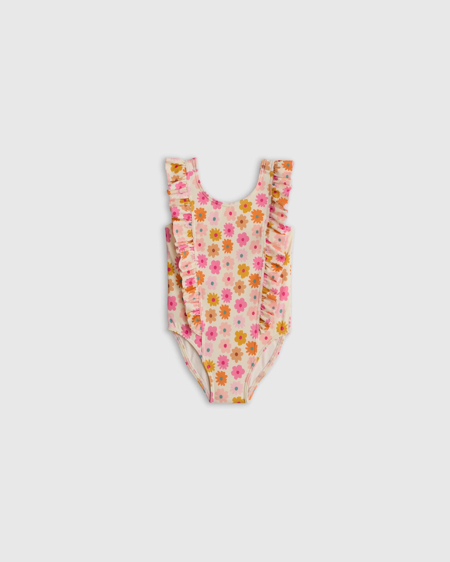 Ruffle One Piece Swimsuit - 0-3M / Pineapple