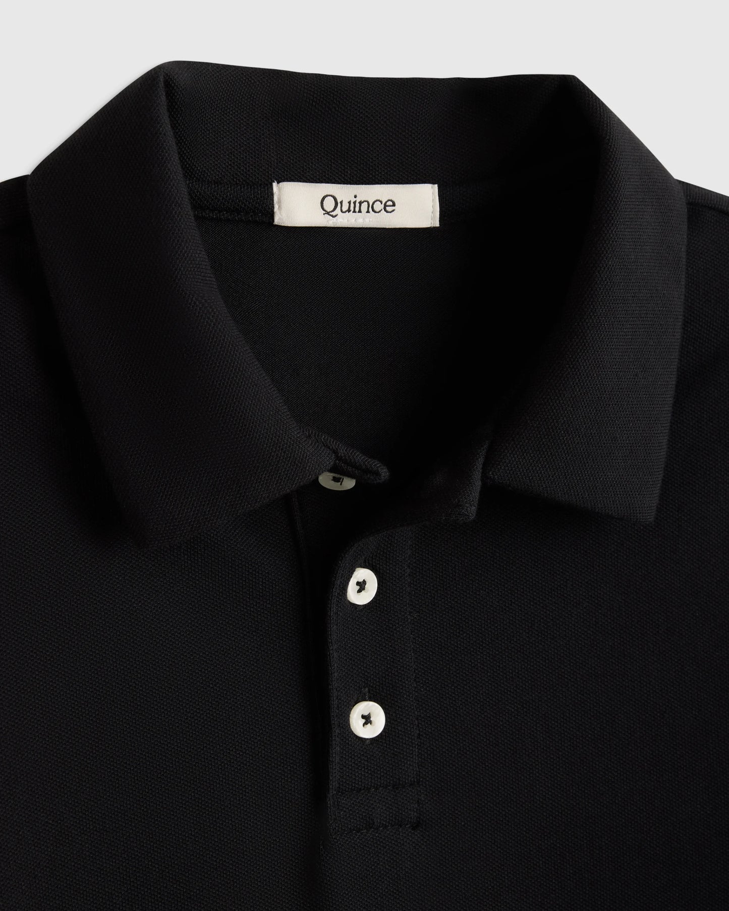 Organic Cotton Long Sleeve Pique Polo - 2T / White