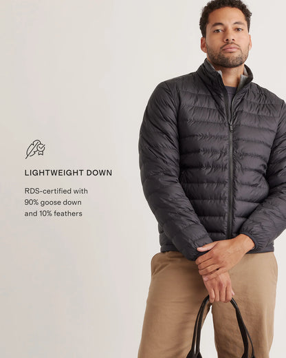 Lightweight Down Packable Puffer Jacket - XS / Overcast Grey