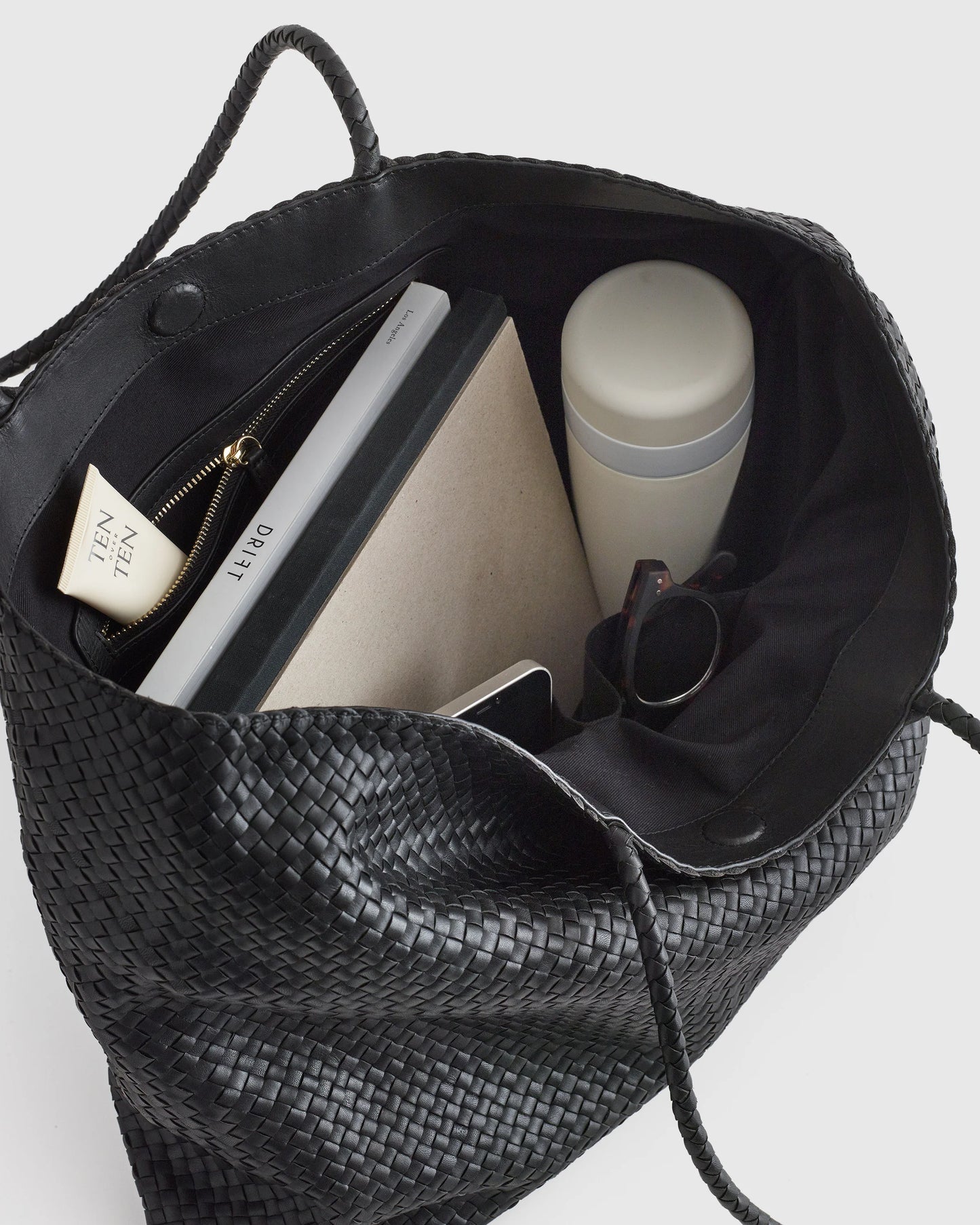 Siena Handwoven Tote - One Size / Taupe
