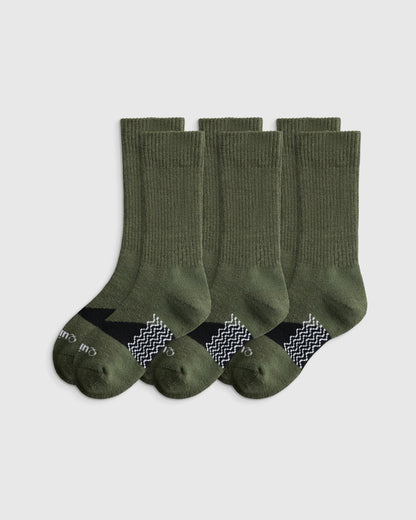 Alpaca Boot Socks (3-Pack) - S / Military Olive