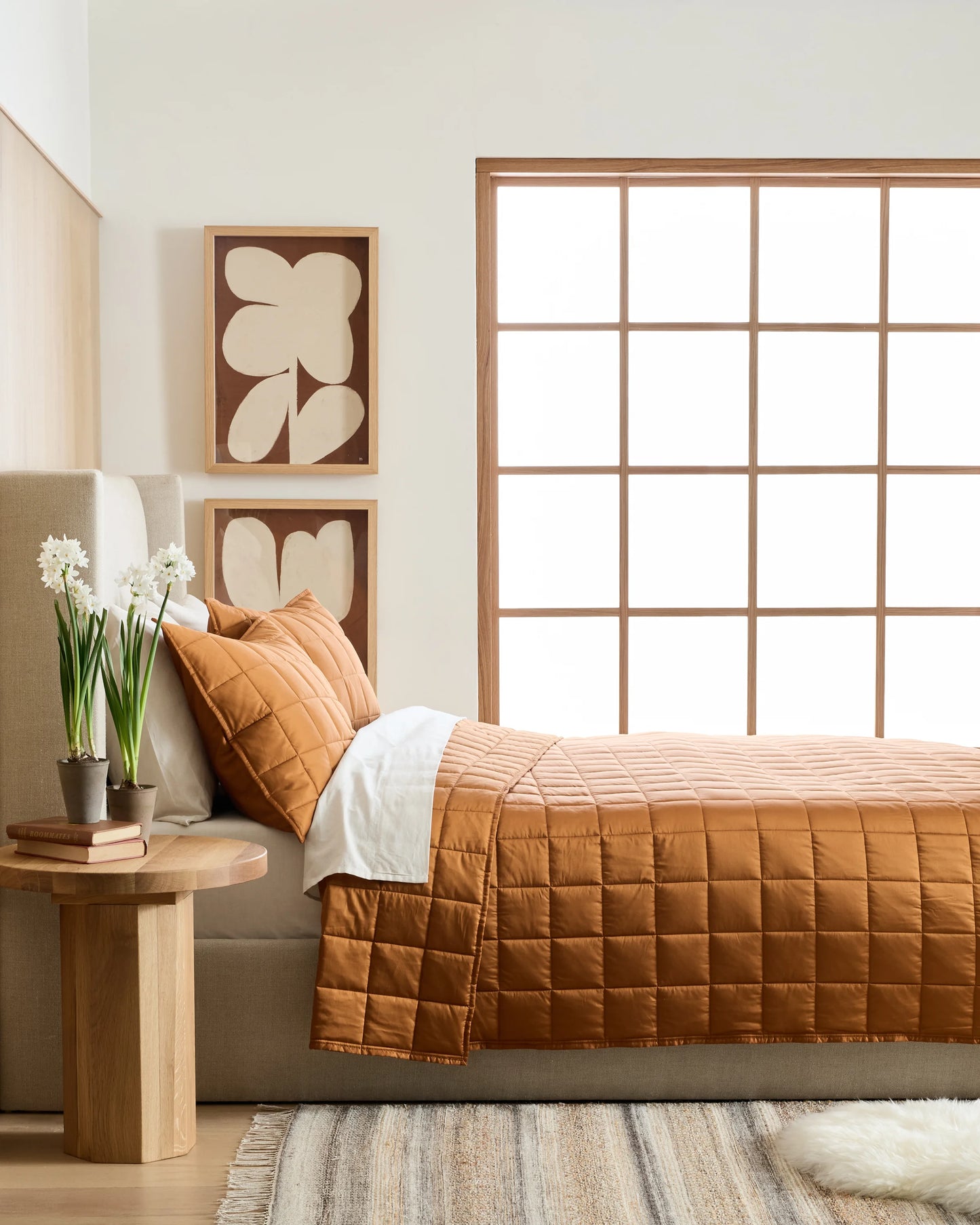 Bamboo Box Quilt - Twin / Sage