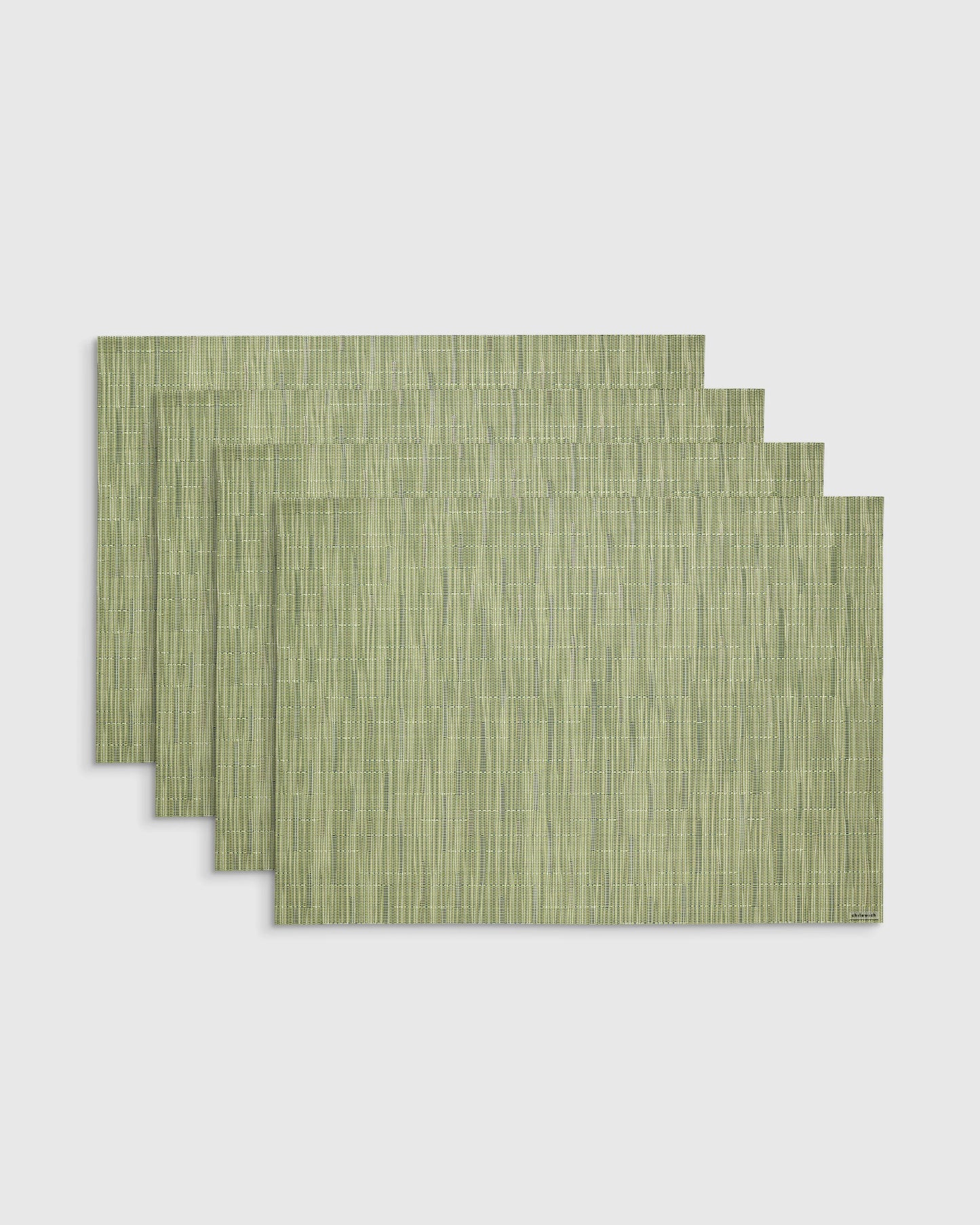 Bamboo Easy-Care Rectangular Placemat, Set of 4 by Chilewich - One Size / Coconut