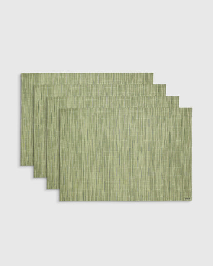 Bamboo Easy-Care Rectangular Placemat, Set of 4 by Chilewich - One Size / Coconut