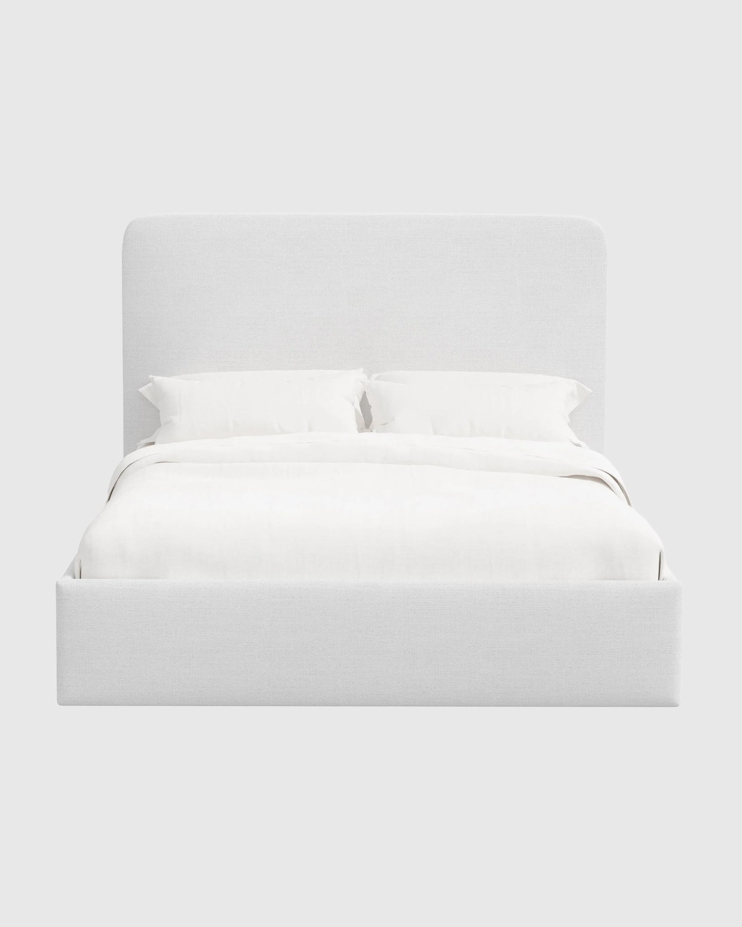 100% Linen Curved Bed - Full / Canvas