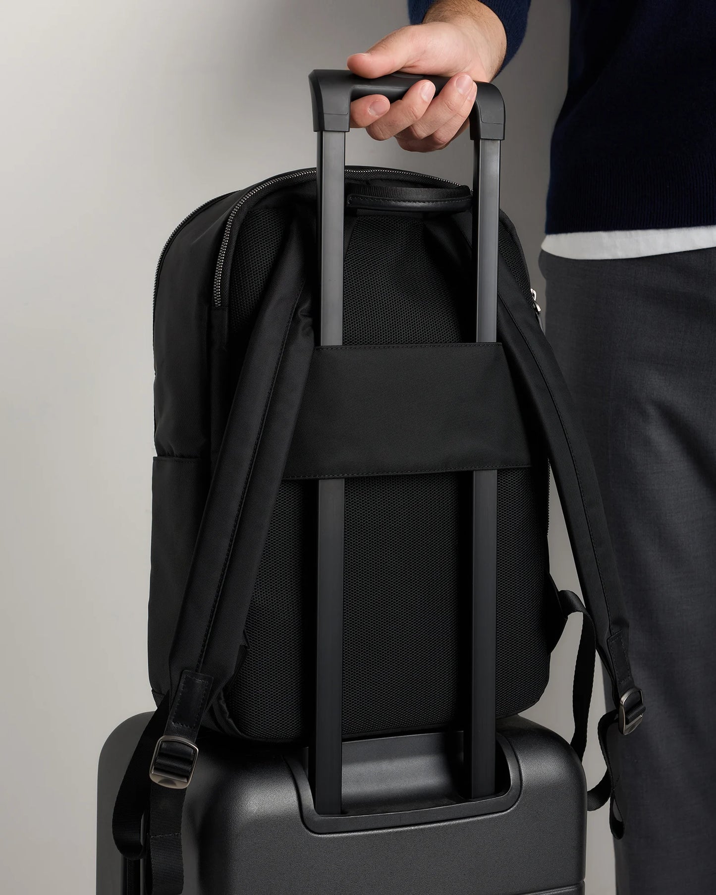 Voyage Nylon Slim Travel Backpack - One Size / Dark Green