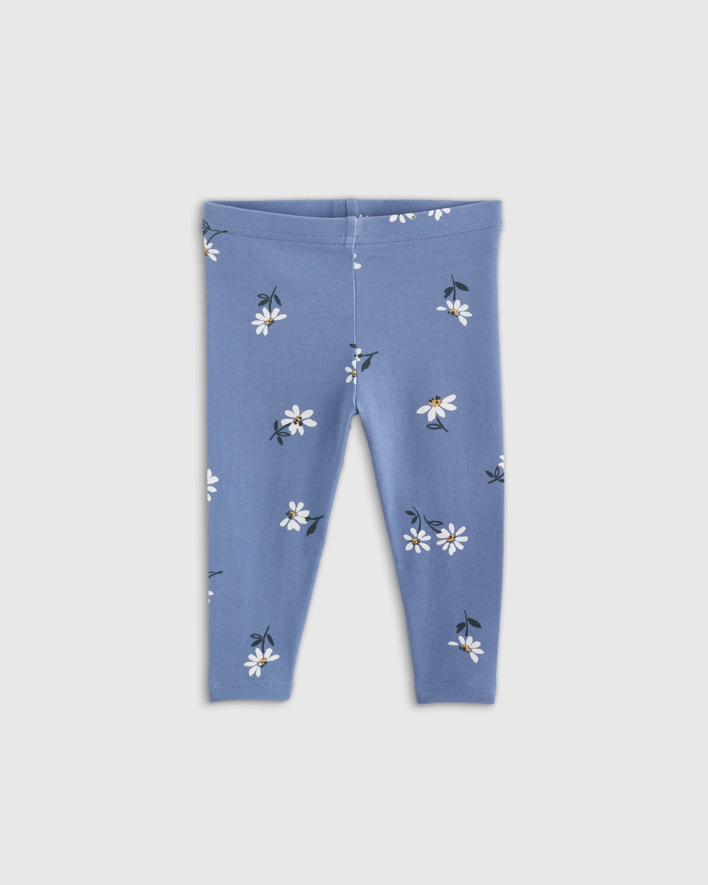 Organic Cotton Leggings 4-Pack - 0-3M / Golden Daisy/Black Dot