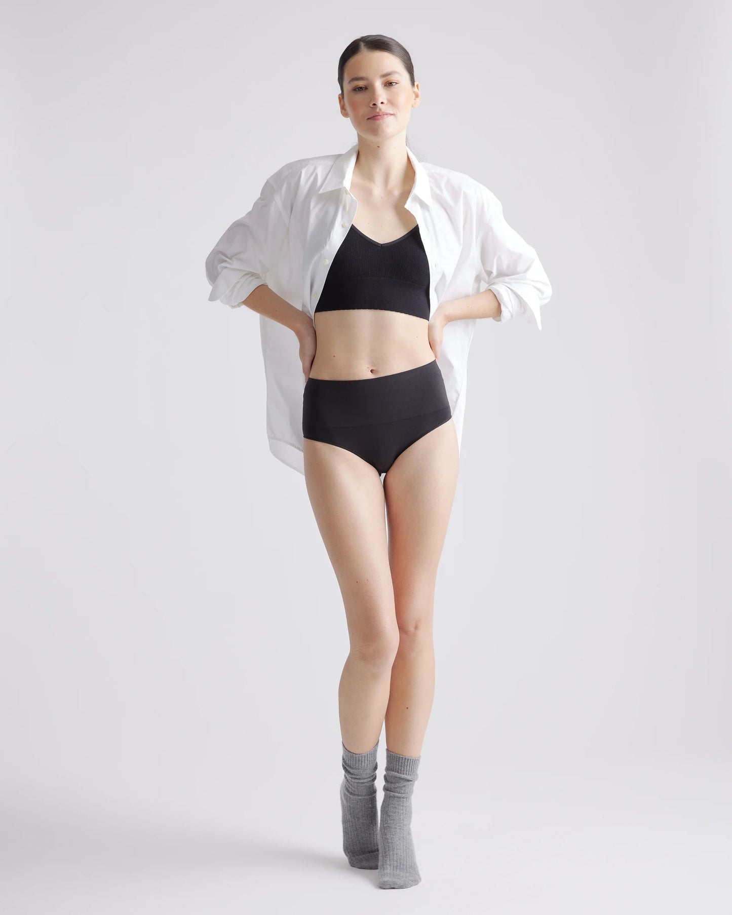 Shaping High-Waisted Brief (3-Pack) - XS / Cocoa