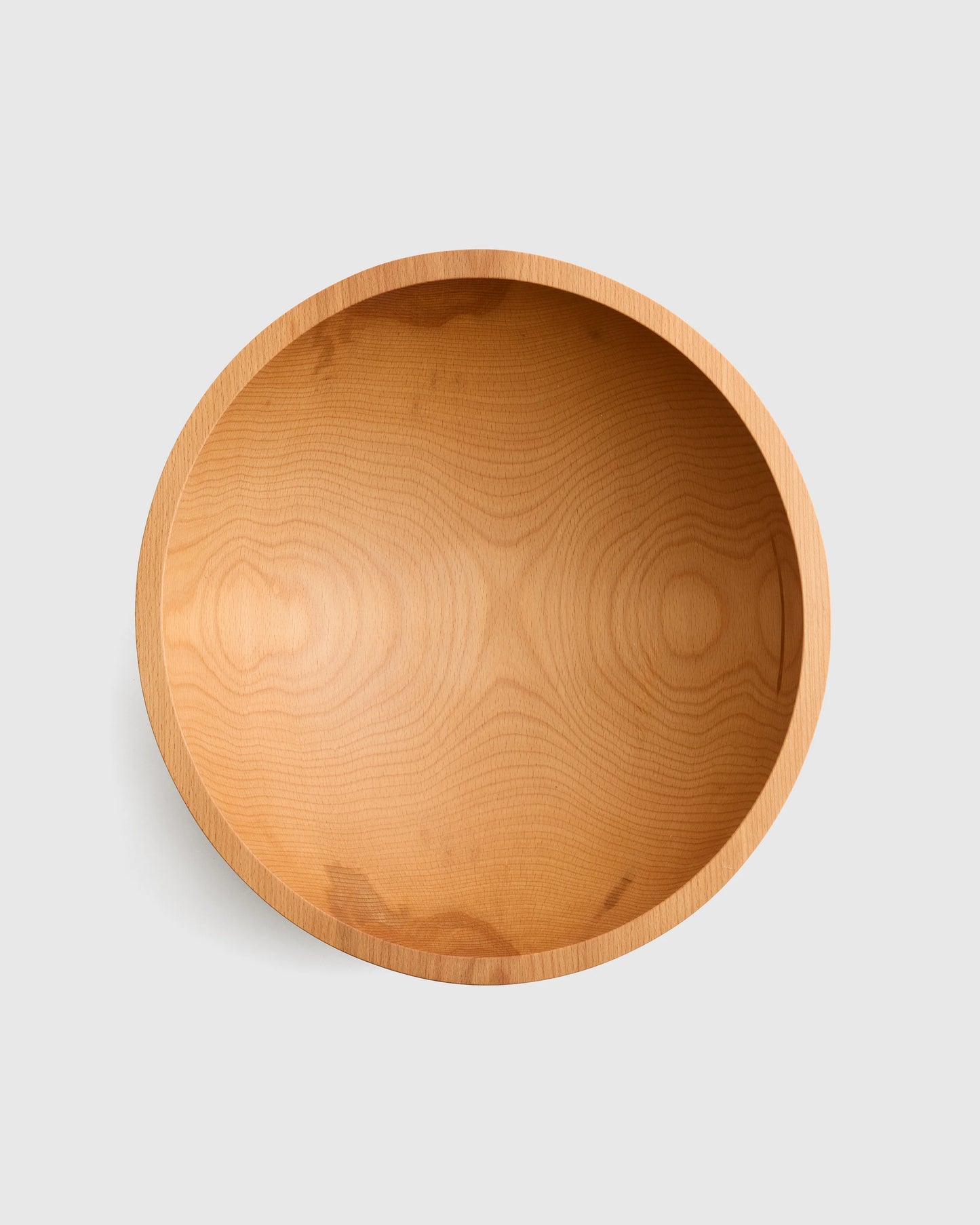 Handcrafted Large Wooden Serving Bowl, 15" - One Size / Beech Wood