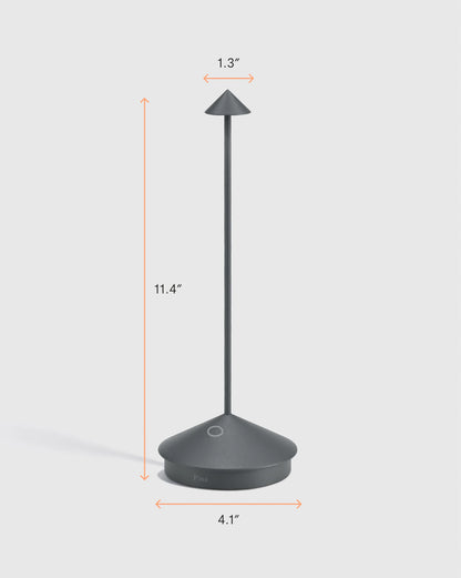 Pina Pro Rechargeable Table Lamp by Zafferano - One Size / White